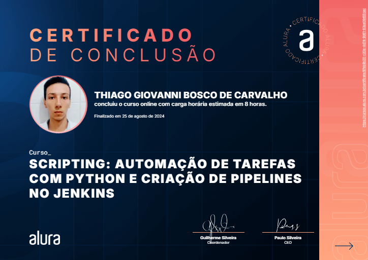 Certificação Alura